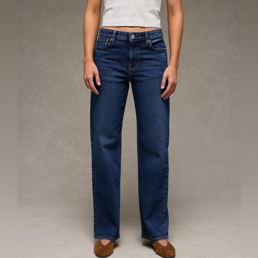 AE Stretch High-Waisted Stovepipe Jean - Darkest Dazzlers - 12 LONG